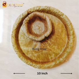 Sal Leaf Plate & Bowl Combo 2500 PCS | 10 & 4 inch sizes