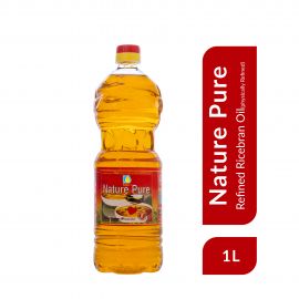 Nature Pure Rice Bran Oil 1 Ltr (bottle)