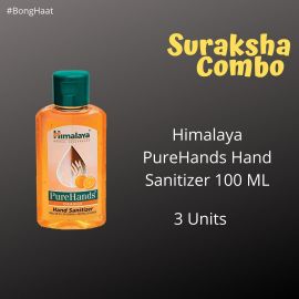 Suraksha Combo (Hand Sanitizer + Cotton Face Masks)
