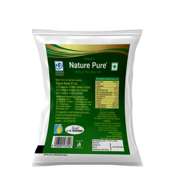 Nature Pure Rice Bran Oil 1 Ltr (pouch)