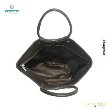 Ecstatic Leather with Sitalpati Hand Bag (Brown)