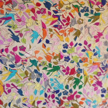 Bird Theme Kantha Stitched Dupatta
