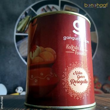 Ganguram's Nolen Gur Rosogolla 1 KG Tin