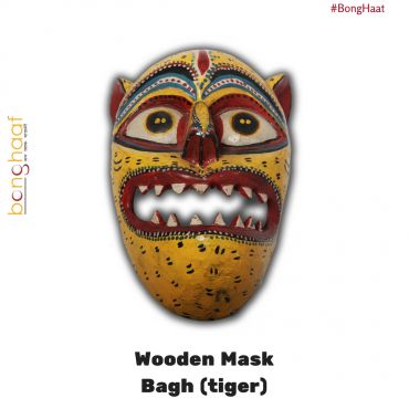 Hand Crafted Wooden Mask – Bagh (Tiger)
